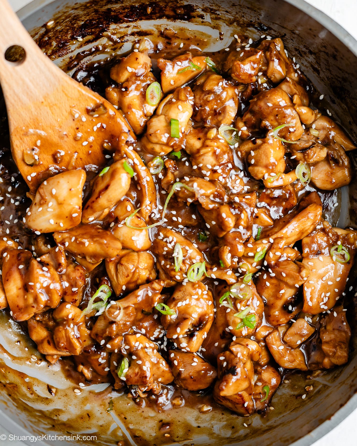 Sautéed Ginger Chicken with Scallions and Sesame