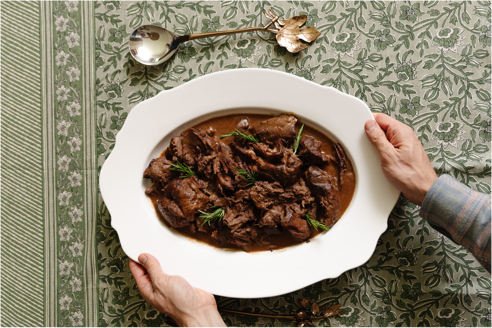 Welsh-Style Braised Lamb with Root Vegetables and Red Wine