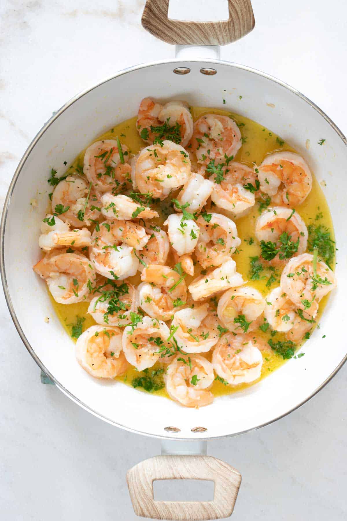 Sautéed Shrimp with Lemon-Garlic Butter Sauce