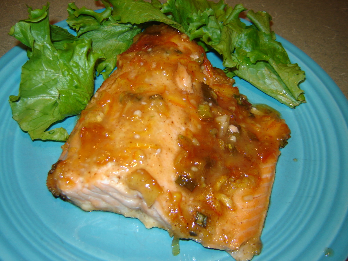 Frozen Fjord Citrus Glazed Salmon