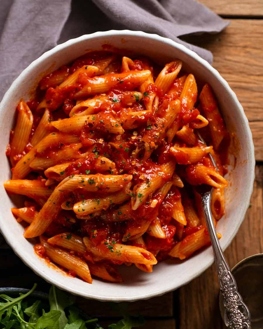 One-Pot Spicy Sausage and Tomato Penne