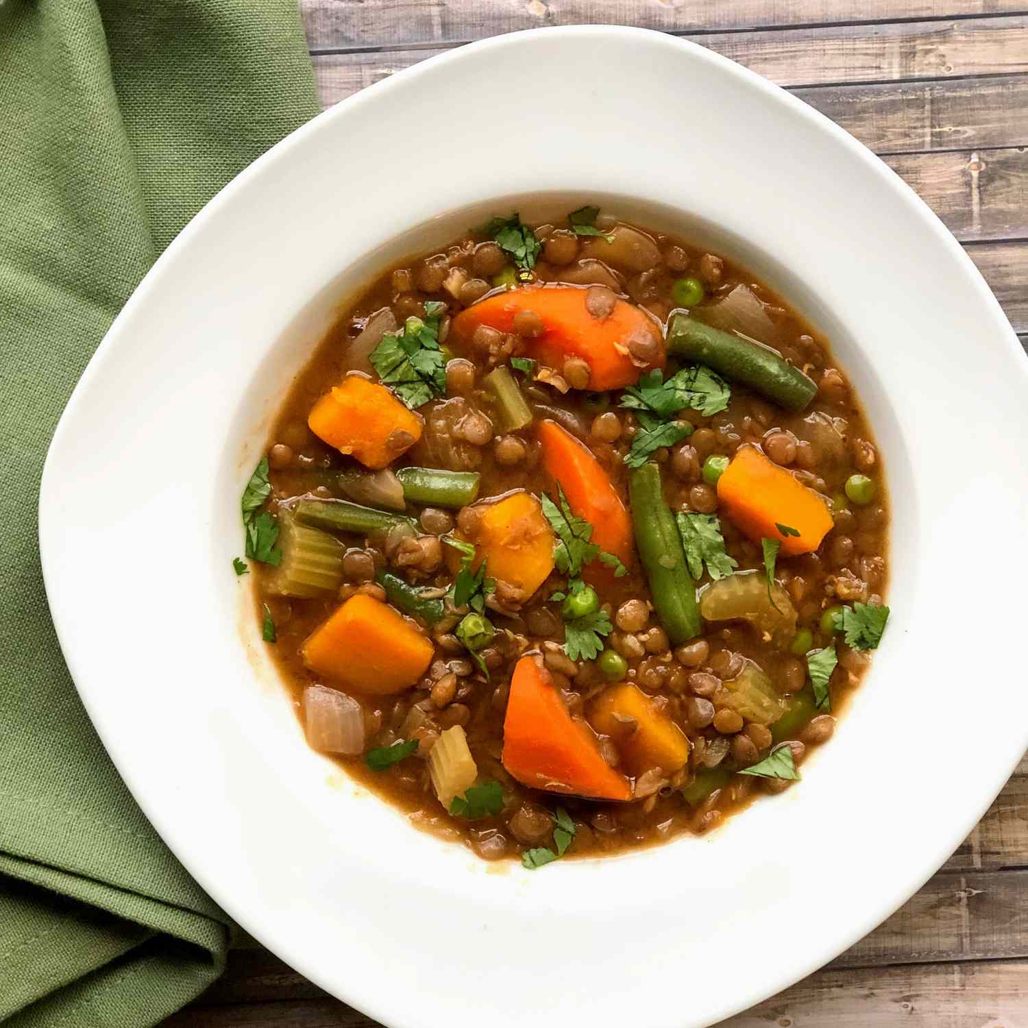 Slow Cooker Moroccan-Spiced Lentil and Sweet Potato Stew