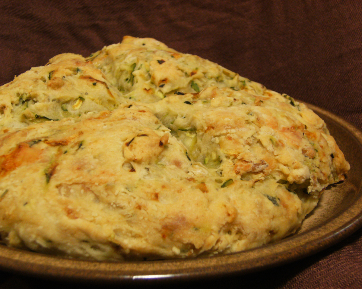 Veggie-Packed Damper Bread with Wattleseed and Rosemary