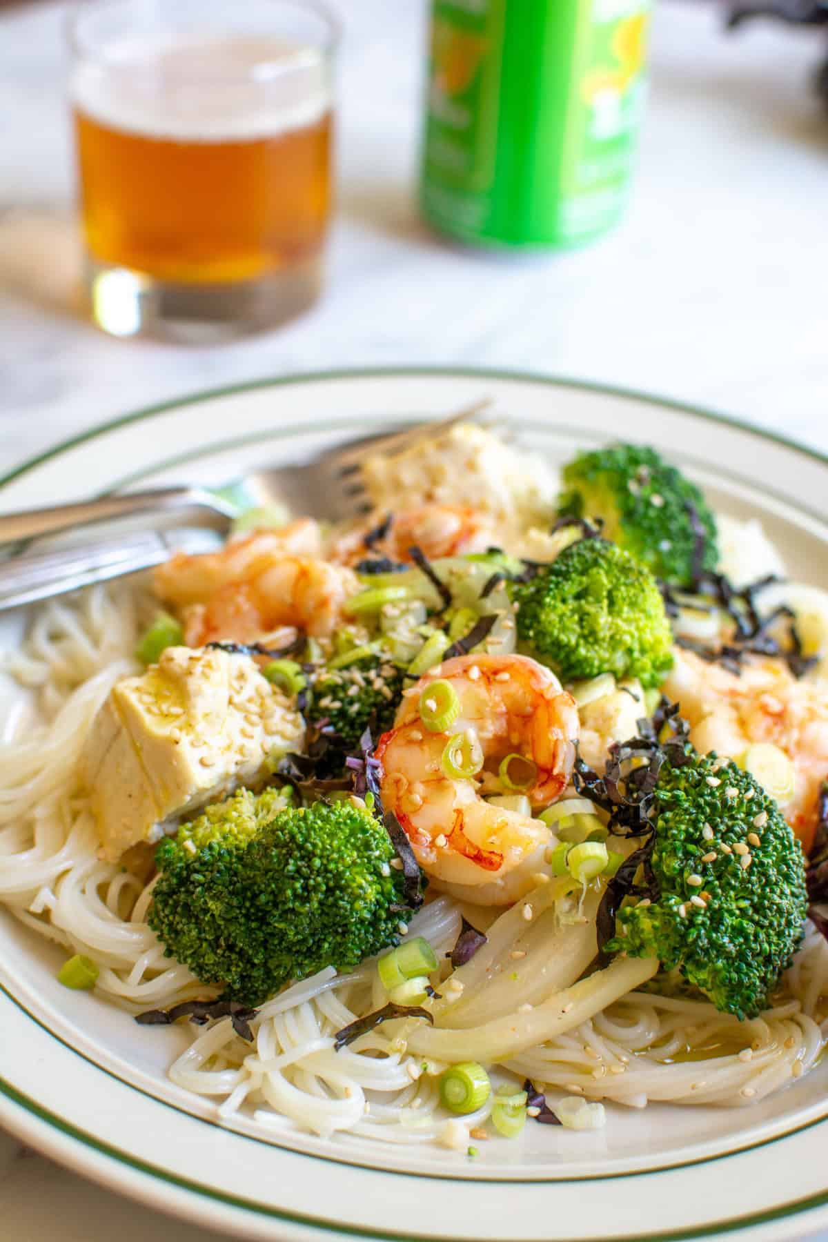 Stir-Fried Shrimp and Tofu with Broccoli