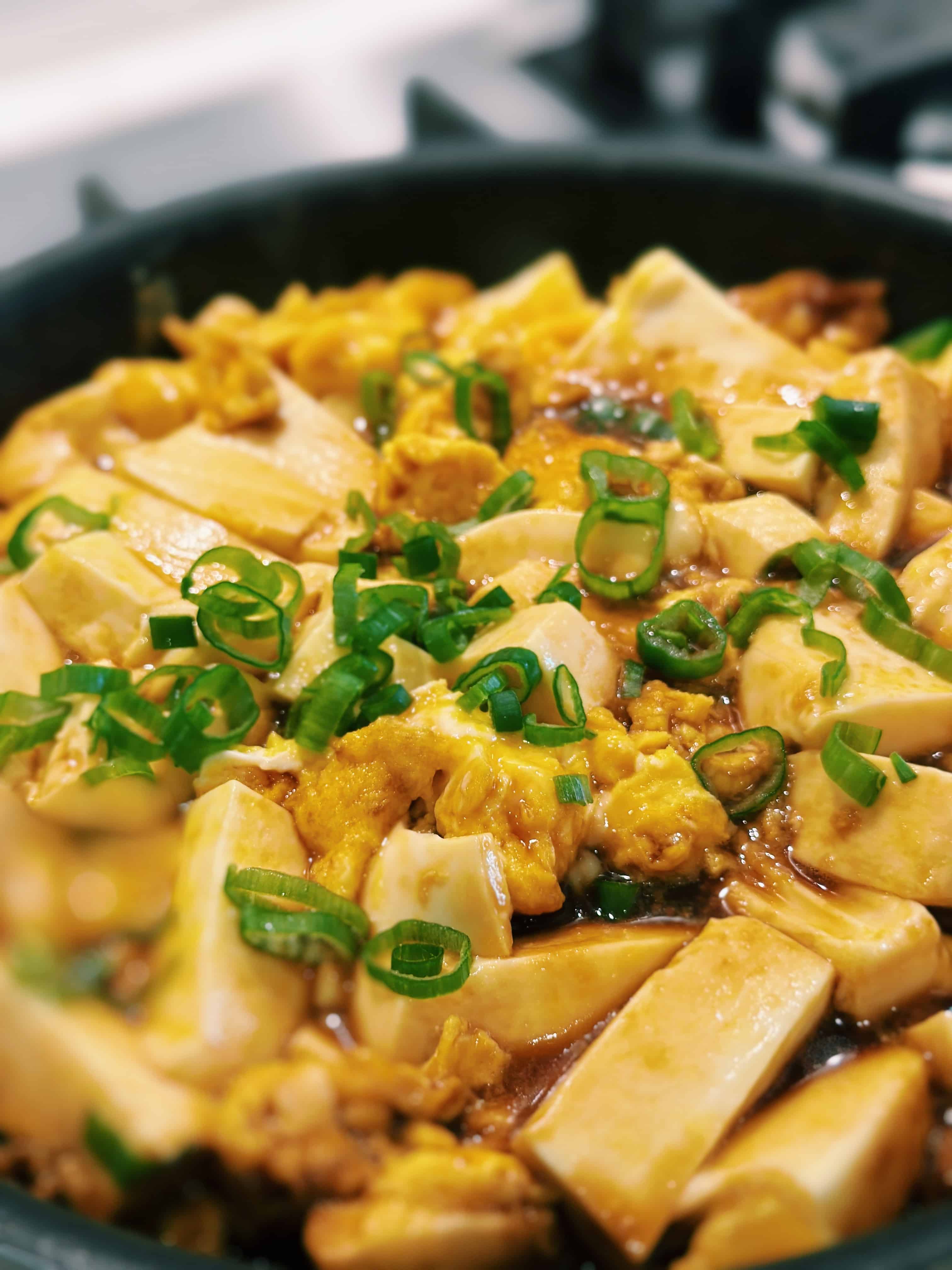 Stir-Fried Goya with Tofu and Egg