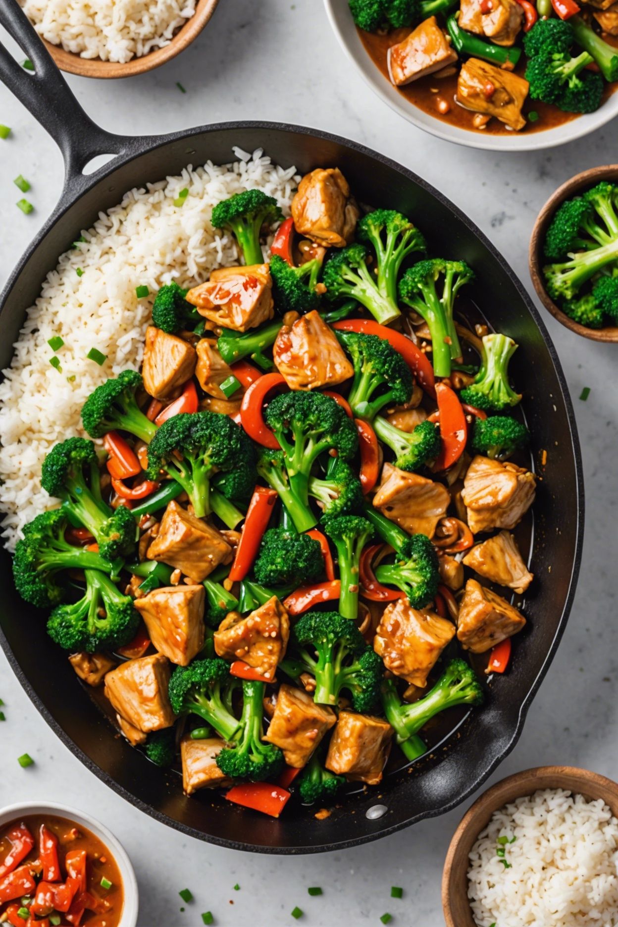 Spicy Chicken Stir-Fry with Broccoli