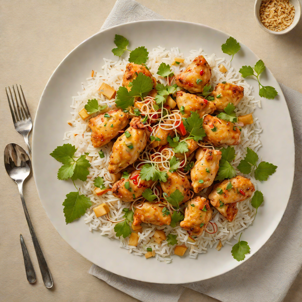 Sautéed Chicken with Coconut and Ginger