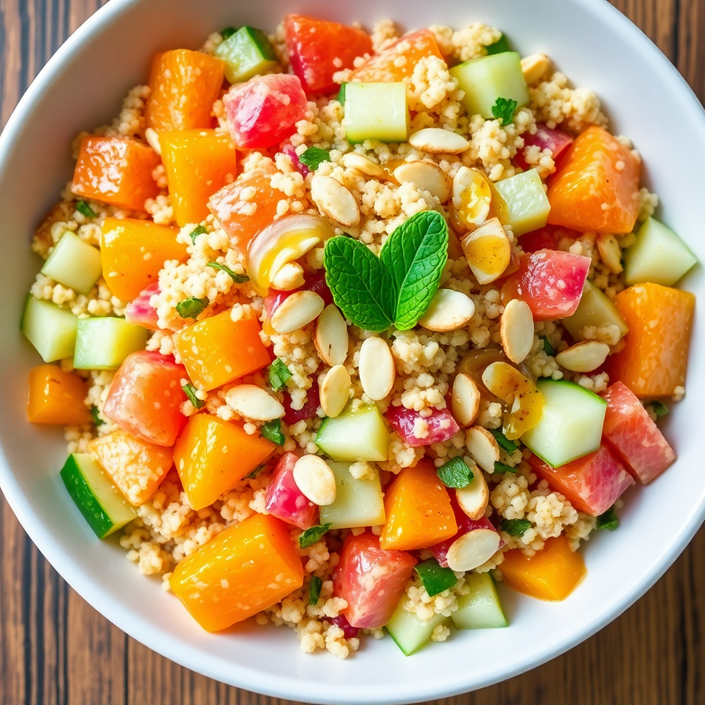 Citrus-Infused Quinoa Salad with Roasted Vegetables