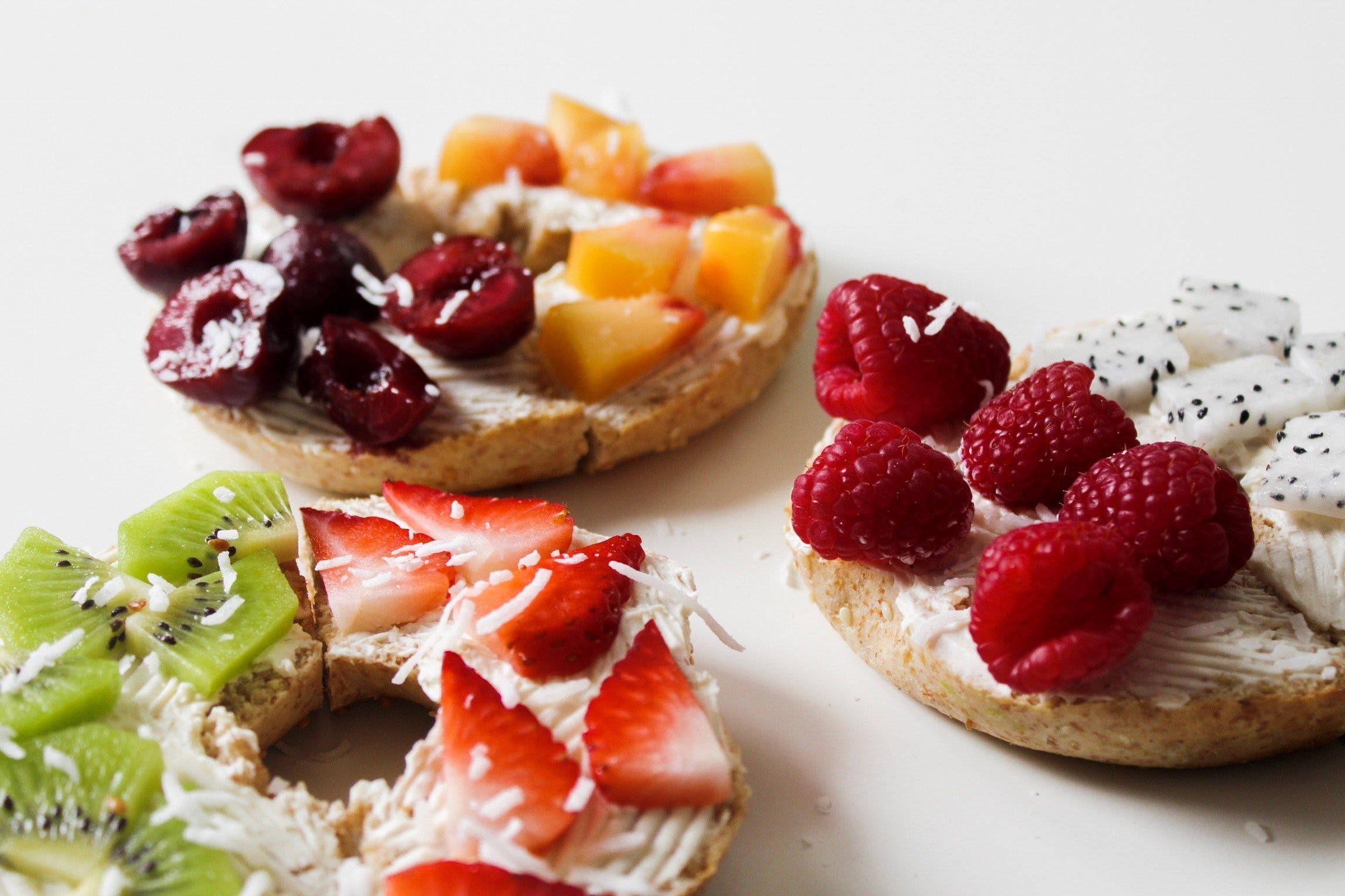 Rainbow Fruit & Nut Butter Toast
