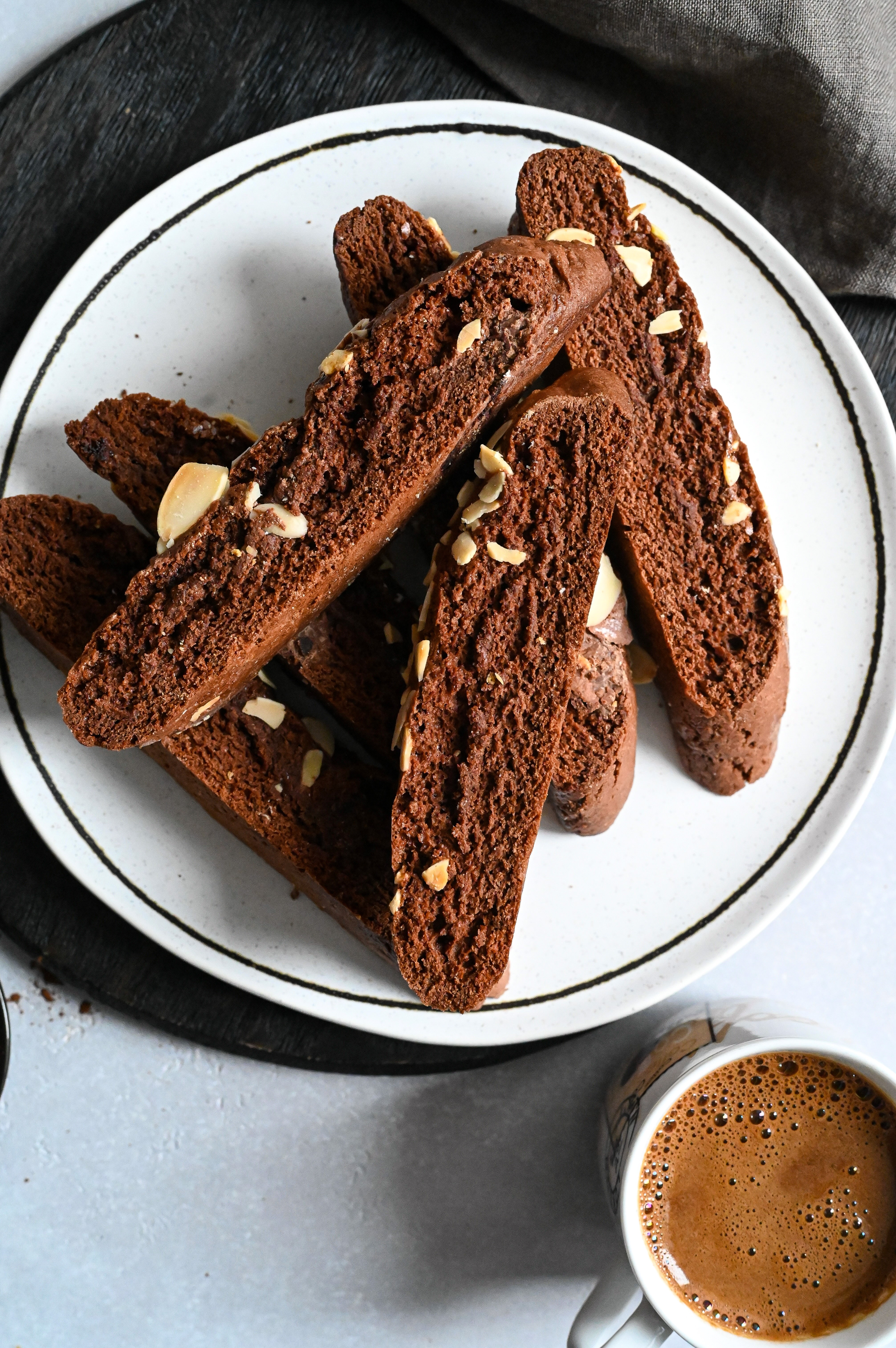 Quick Chocolate Biscotti with Sea Salt