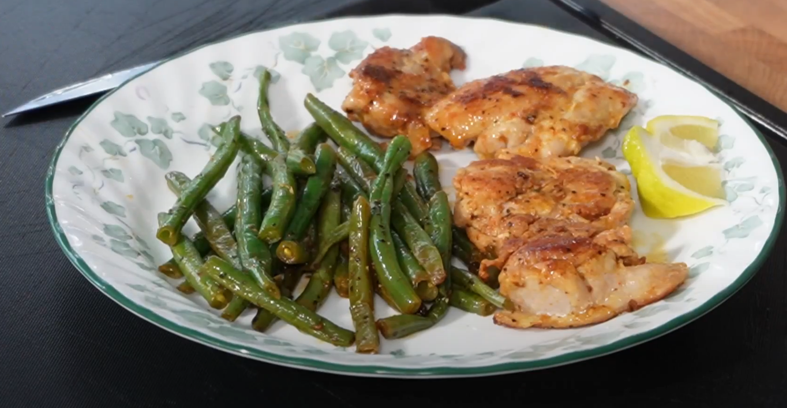 Herb-Crusted Keto Chicken with Lemon-Garlic Butter