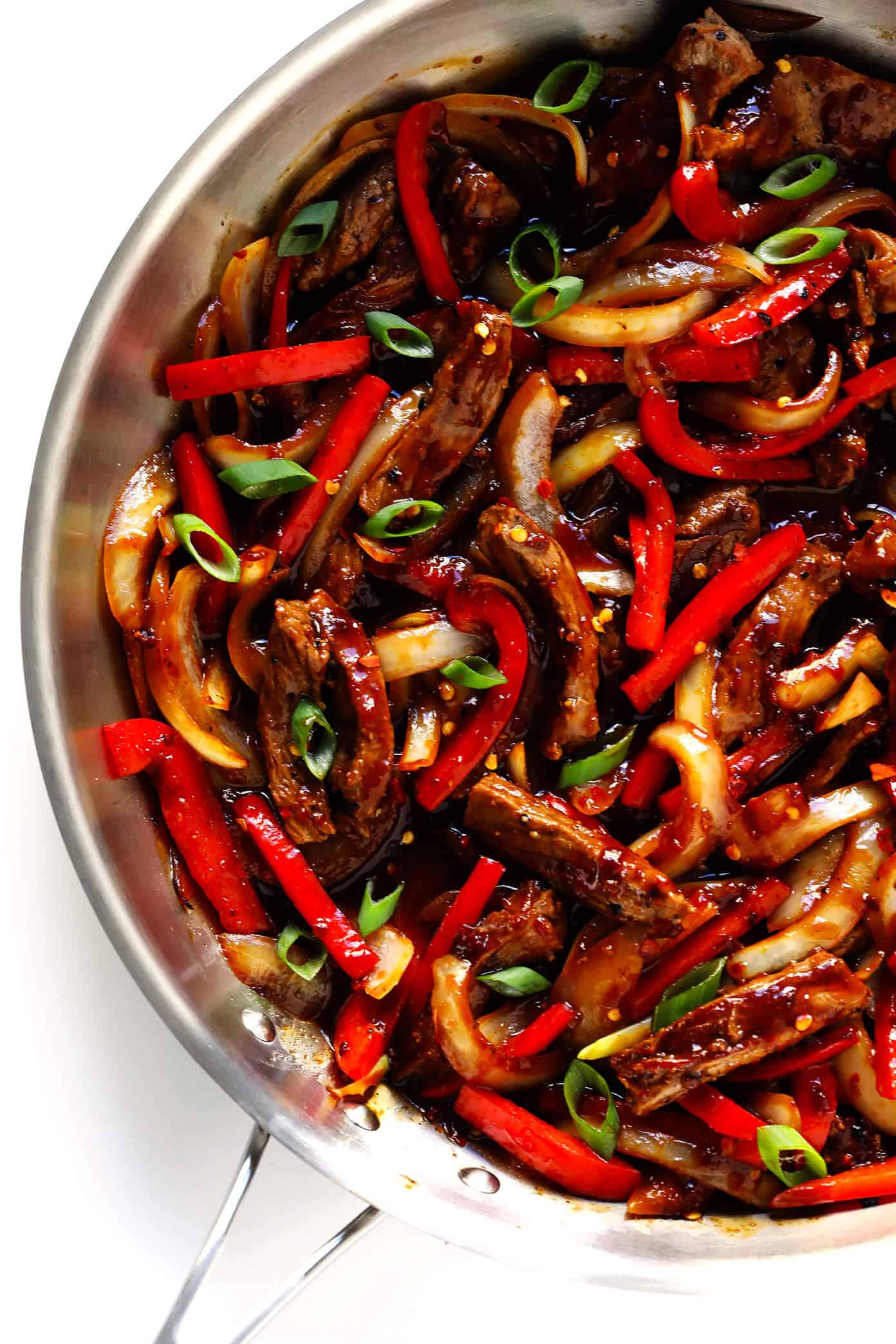 Sichuan-Style Stir-Fried Beef with Chili and Garlic