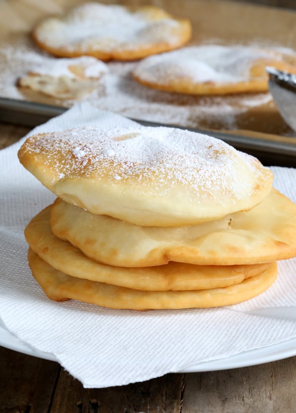Native American Frybread with Berry Compote