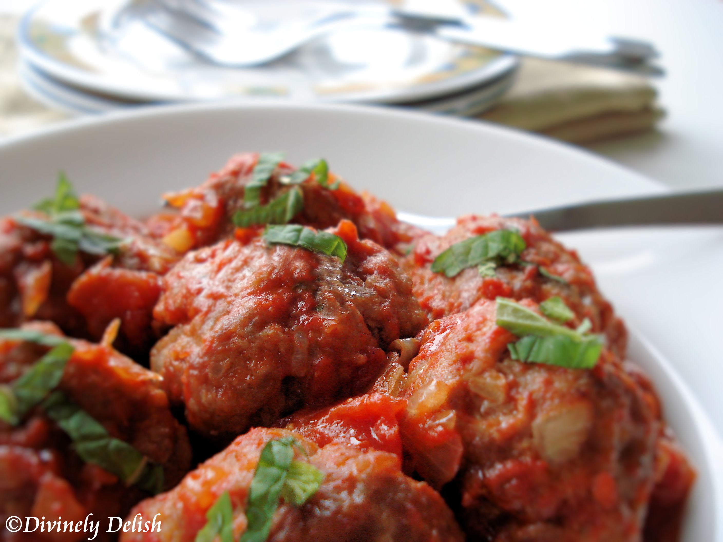 Turkish-Style Lamb Meatballs with Spiced Tomato Sauce
