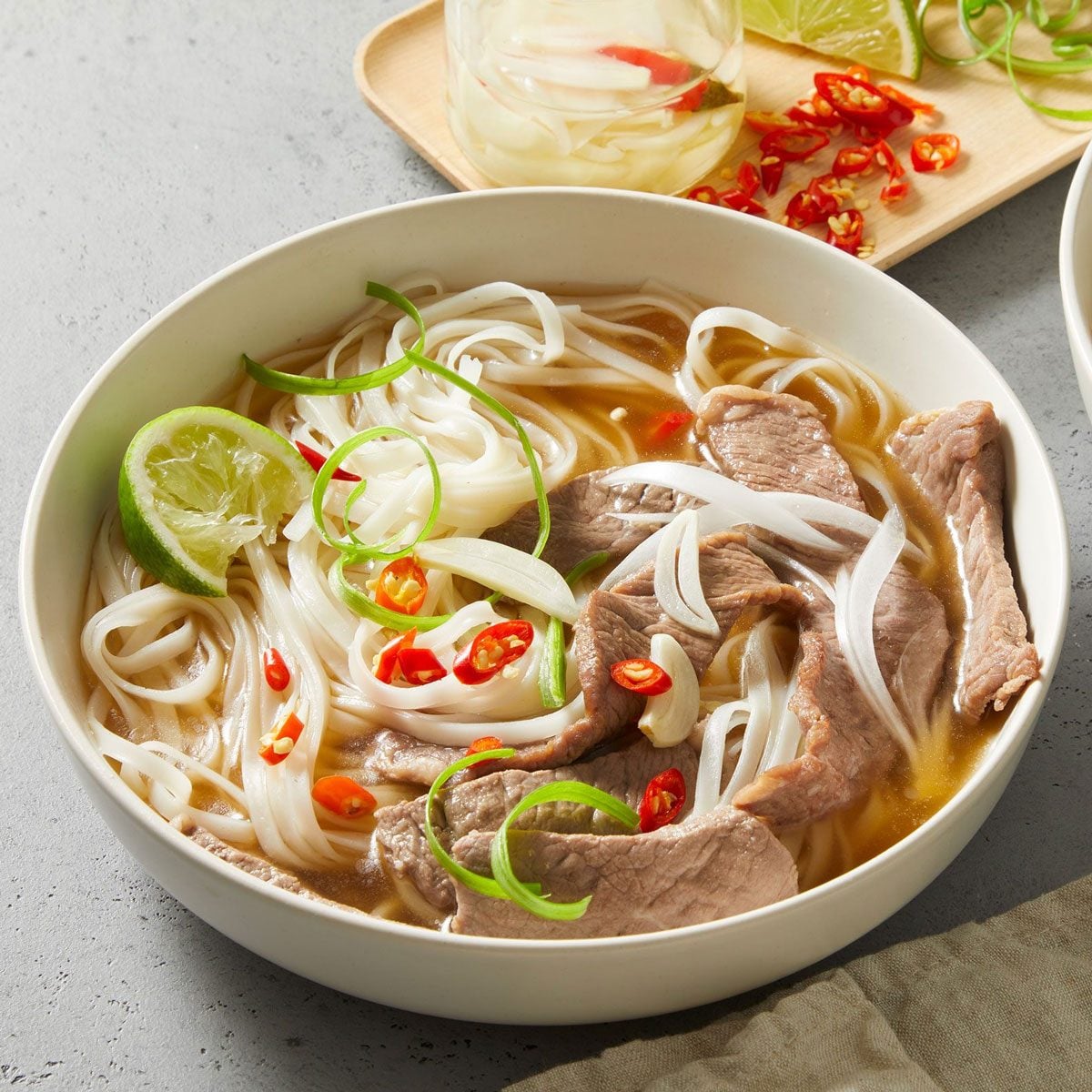 Slow-Simmered Beef Phở with Star Anise and Cinnamon Broth