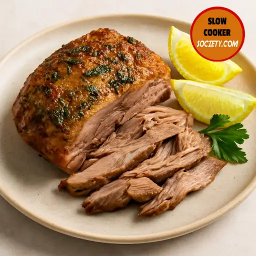 Slow-Cooked Lamb with Herbs and Lemon