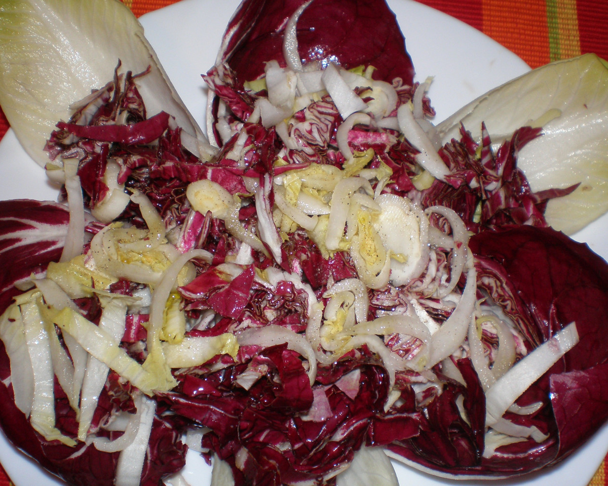 Radicchio & Endive Salad with Honey-Dijon Vinaigrette
