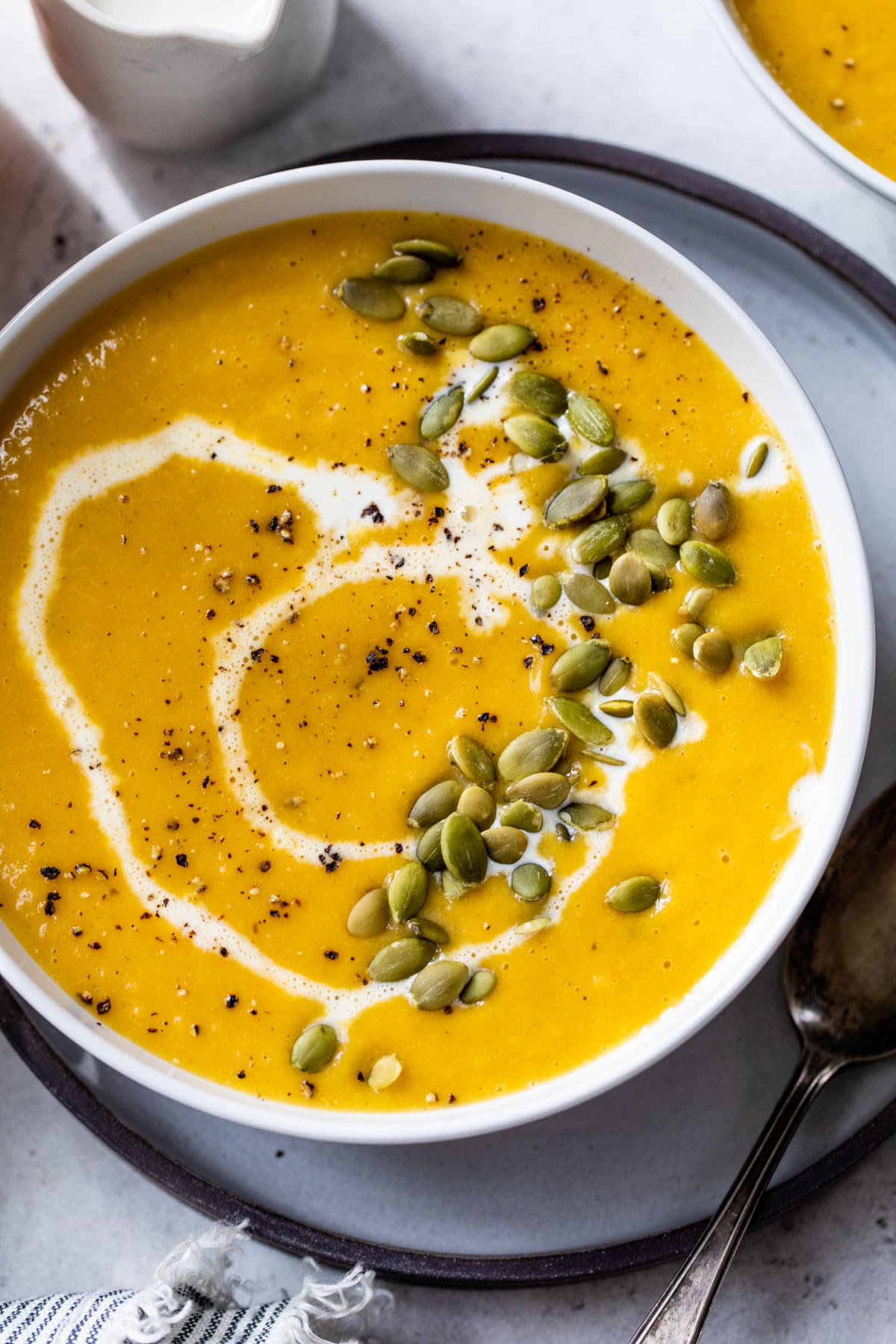 Charred Wattleseed and Eucalyptus Pumpkin Soup
