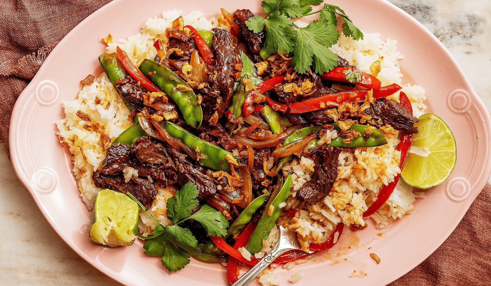 Stir-Fried Beef with Lemongrass and Chili