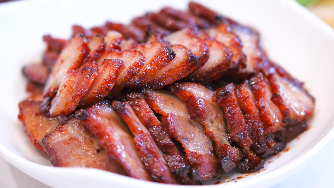 Roasted Cantonese Barbecue Pork with Honey Glaze