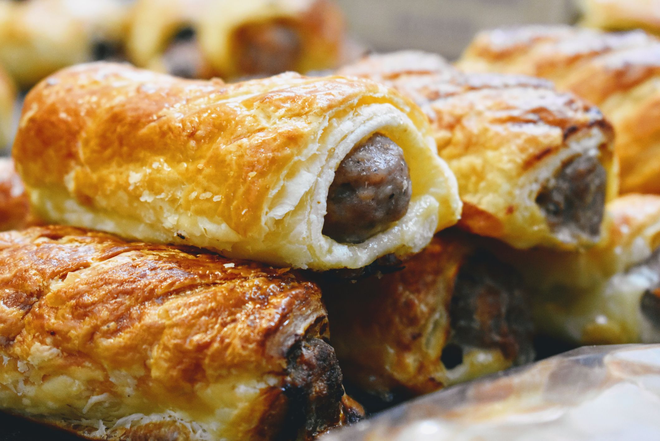 Spiced Kangaroo Sausage Rolls with Puff Pastry