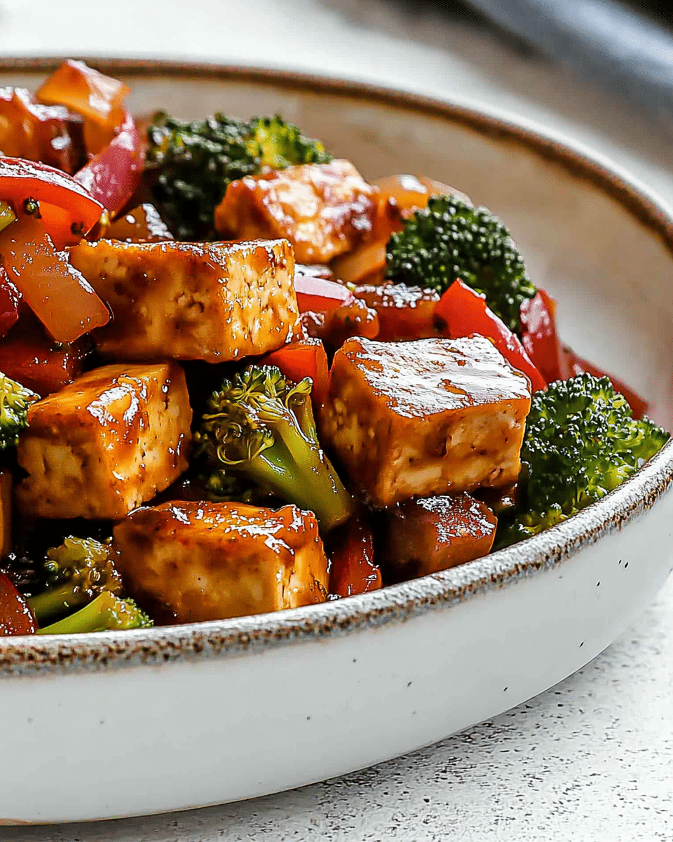 Vegetable Stir-Fry with Tofu and Teriyaki Glaze