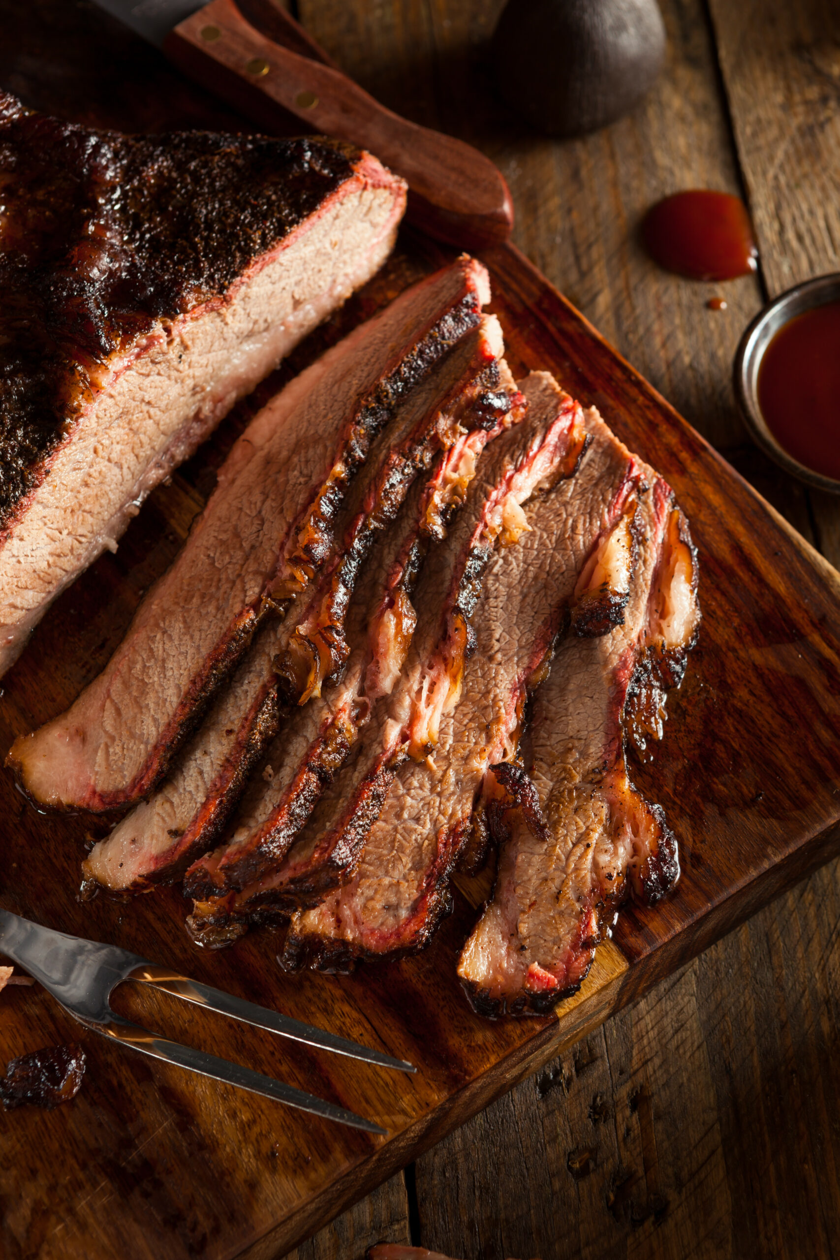 Smoky Mesquite BBQ Beef Brisket with Charred Corn Salsa