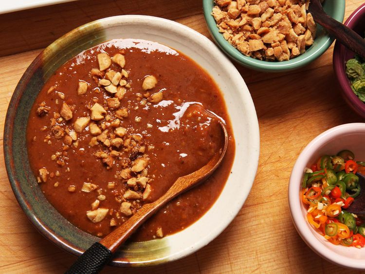 Spiced Peanut Tamarind Sauce with Chili