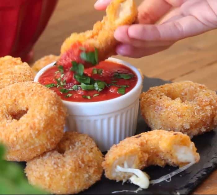 Parmesan-Crusted Onion Rings