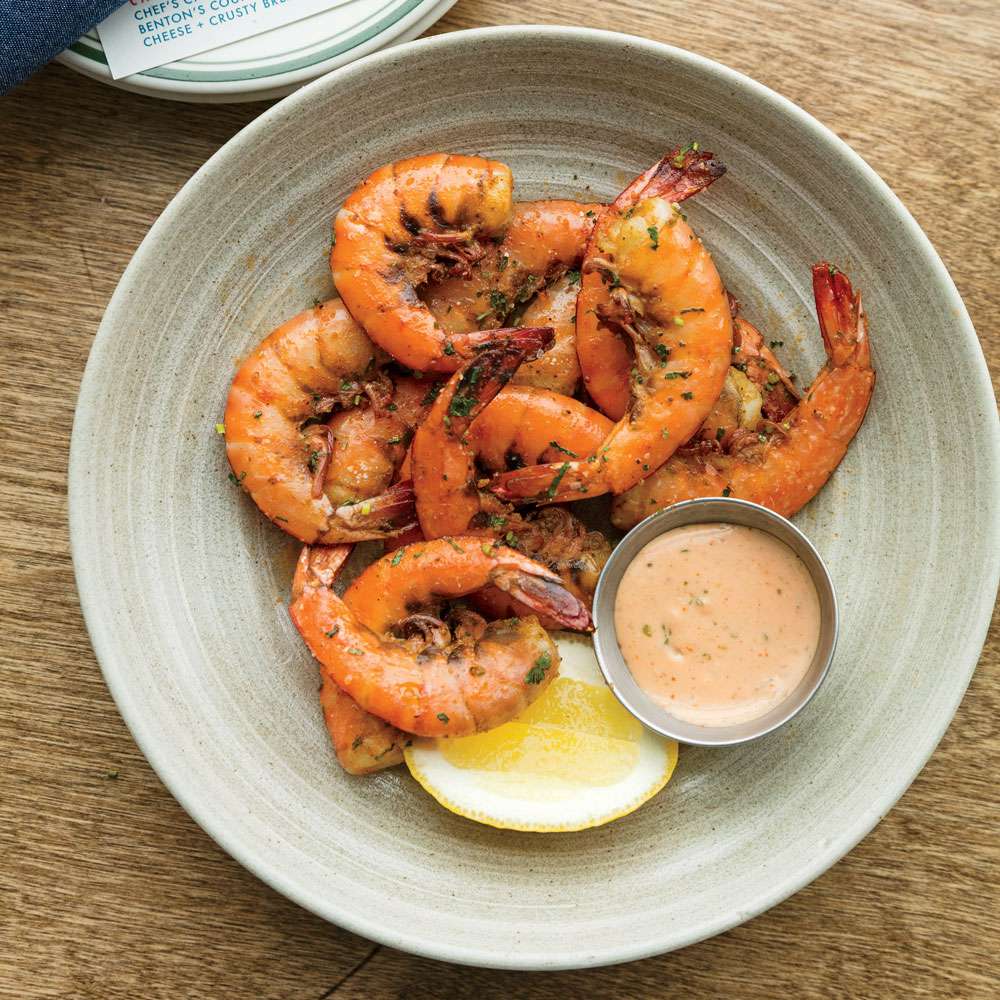 Pan-Seared Gulf Shrimp with Citrus-Herb Salsa