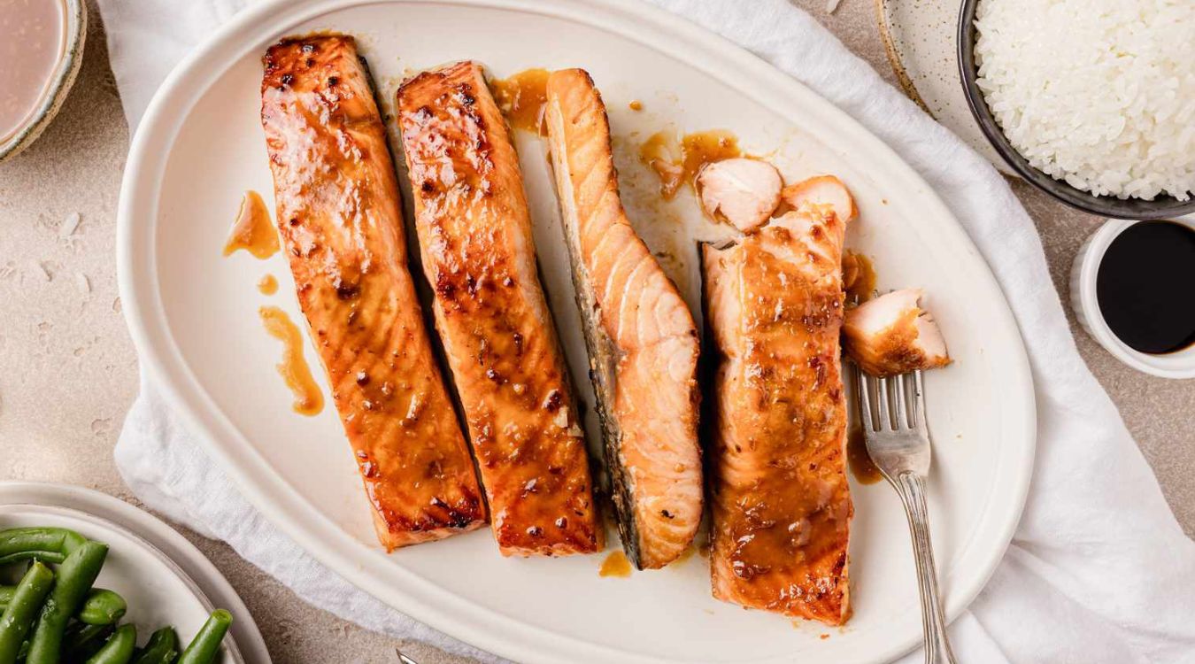 Miso-Glazed Salmon with Sesame Greens