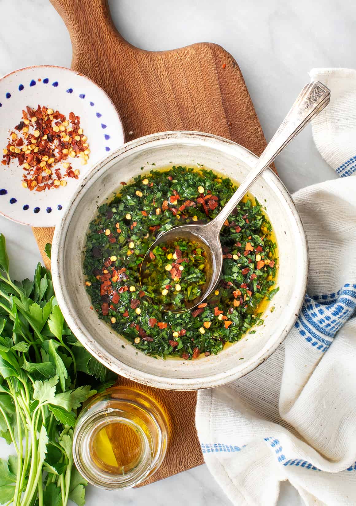 Garlic and Parsley Chimichurri Sauce
