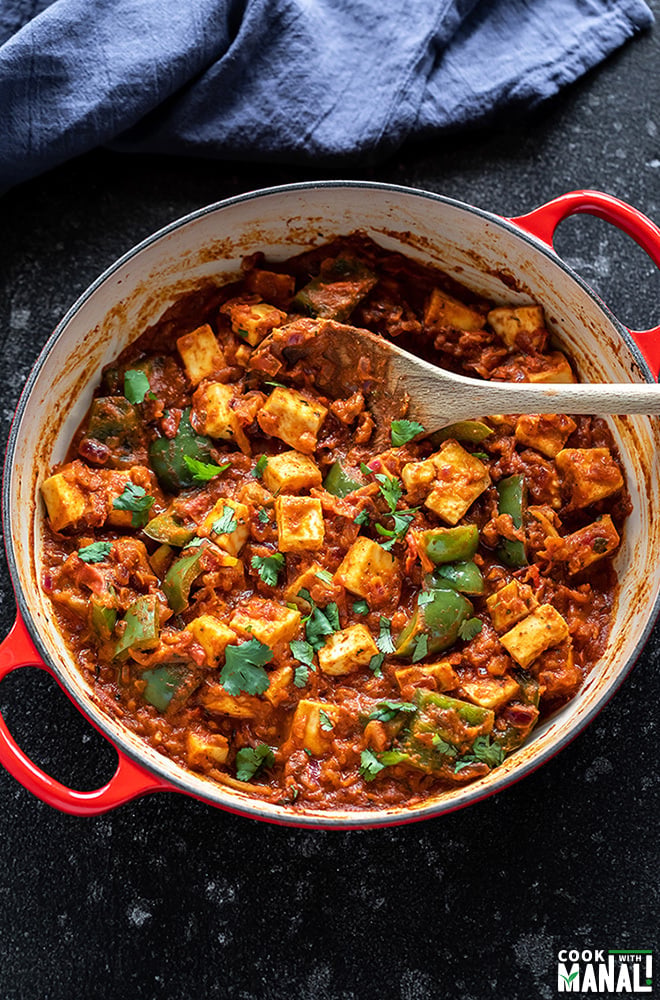 Tandoori-Spiced Kadai Paneer with Bell Peppers