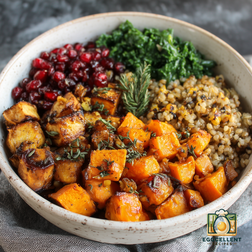 Smoky Maple-Roasted Sweet Potato Bowls