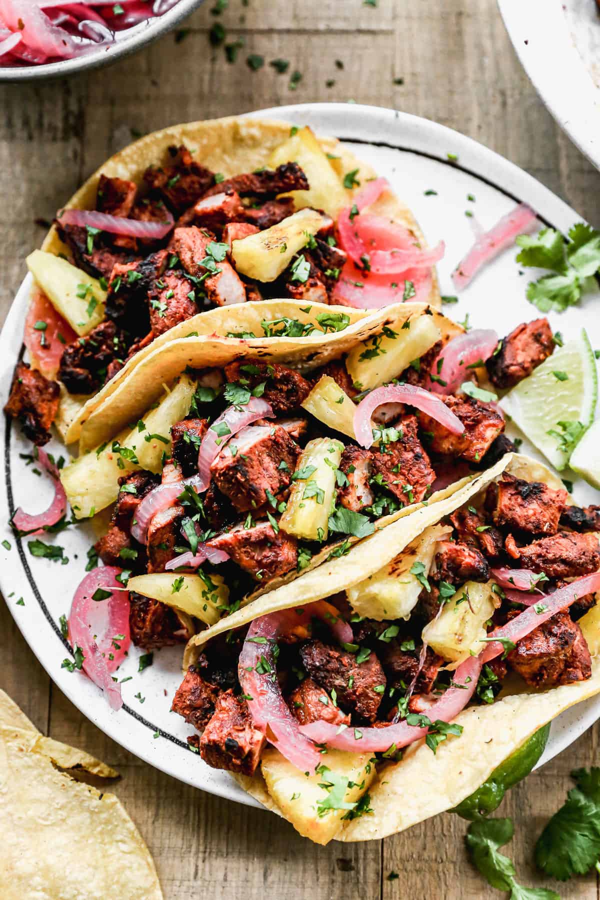 Quick Tacos al Pastor with Pineapple Salsa