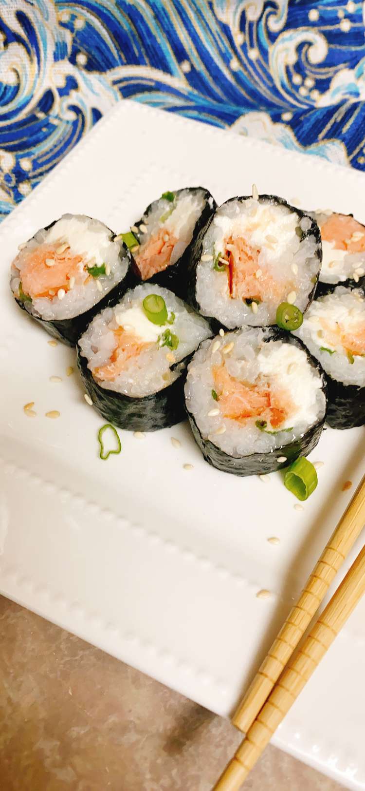 Retro Oregon-Style Salmon Sushi Rolls