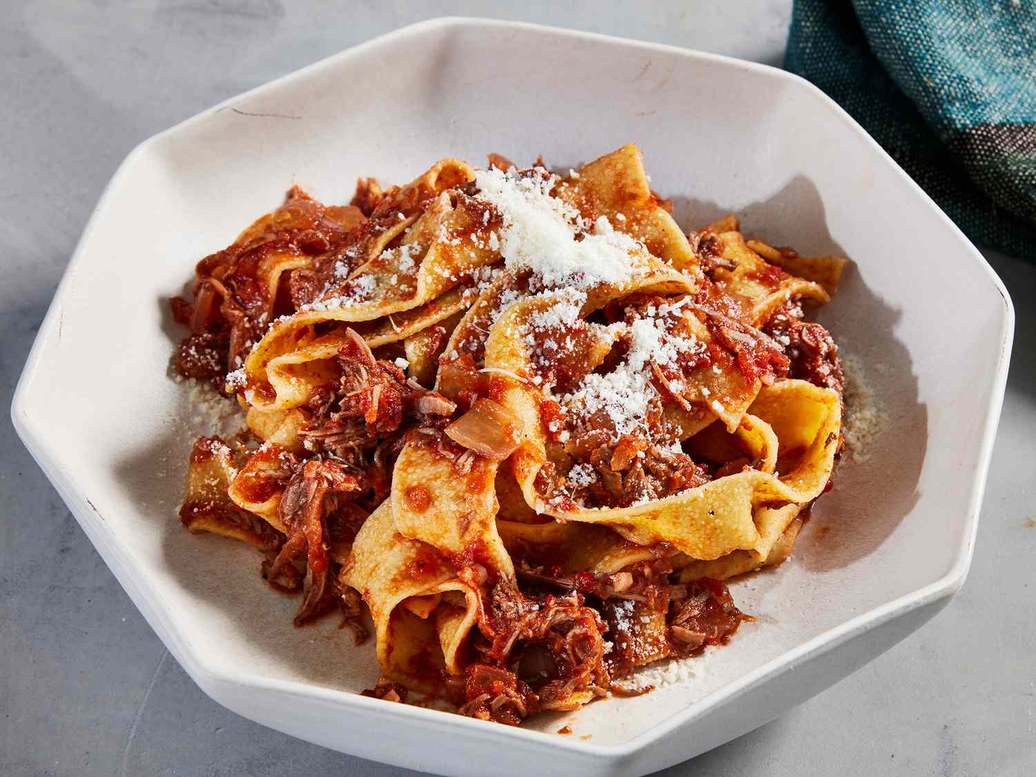 Slow-Cooked Kangaroo Ragu with Wattleseed and Tagliatelle