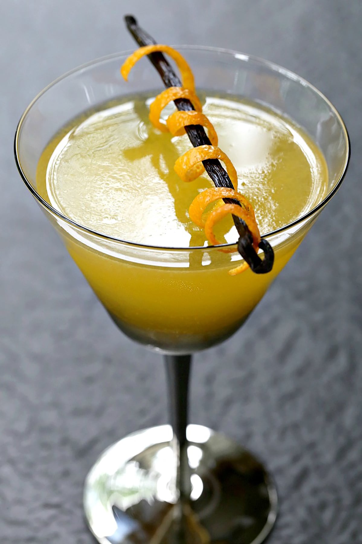 Citrus-Infused Vodka Martini with Orange Bitters