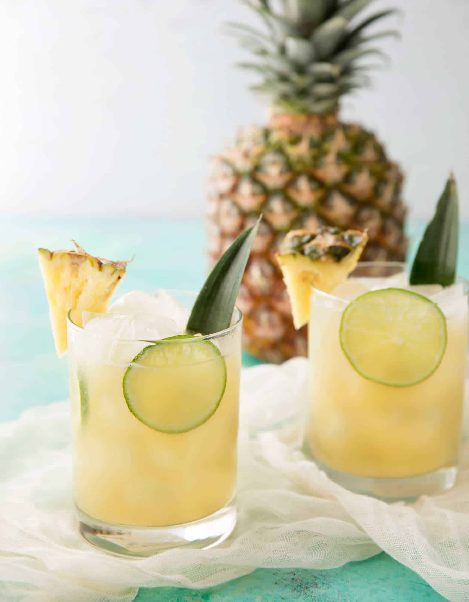 Spiced Rum and Pineapple Summer Punch