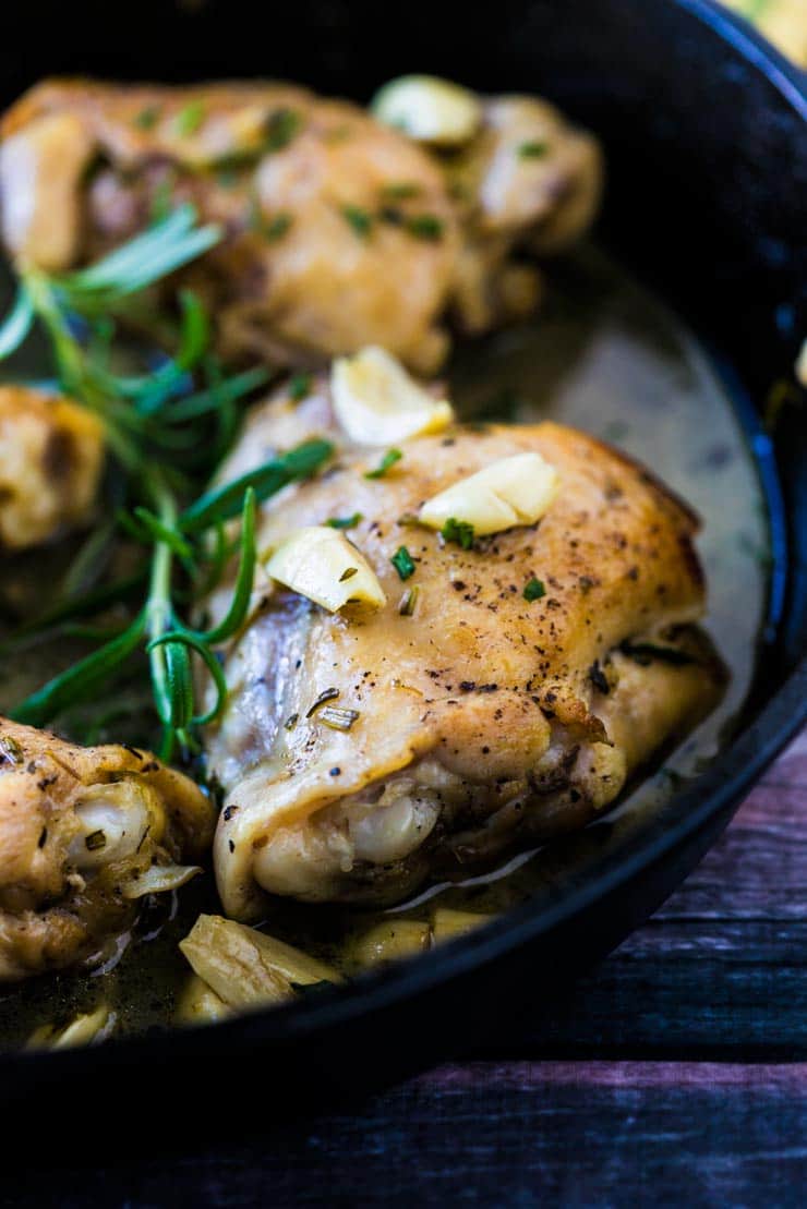 One-Pot Garlic Herb Chicken with Baby Potatoes
