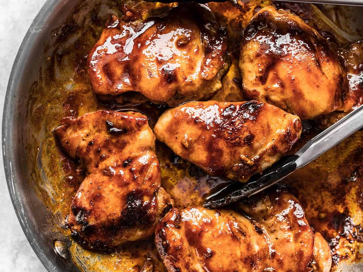 Pan-Seared Chicken with Spicy Maple Glaze
