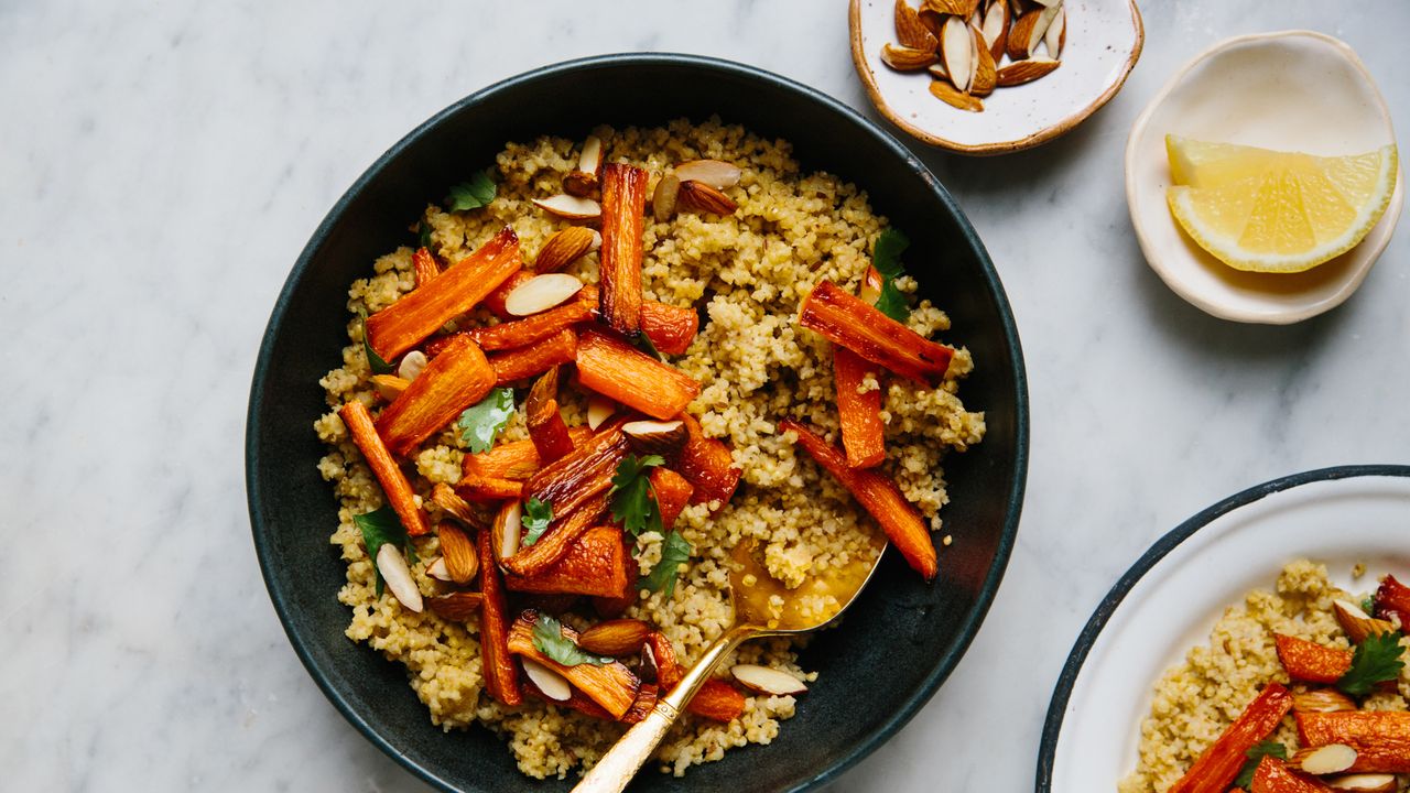 Senegalese Millet Couscous with Spiced Vegetable Ragout