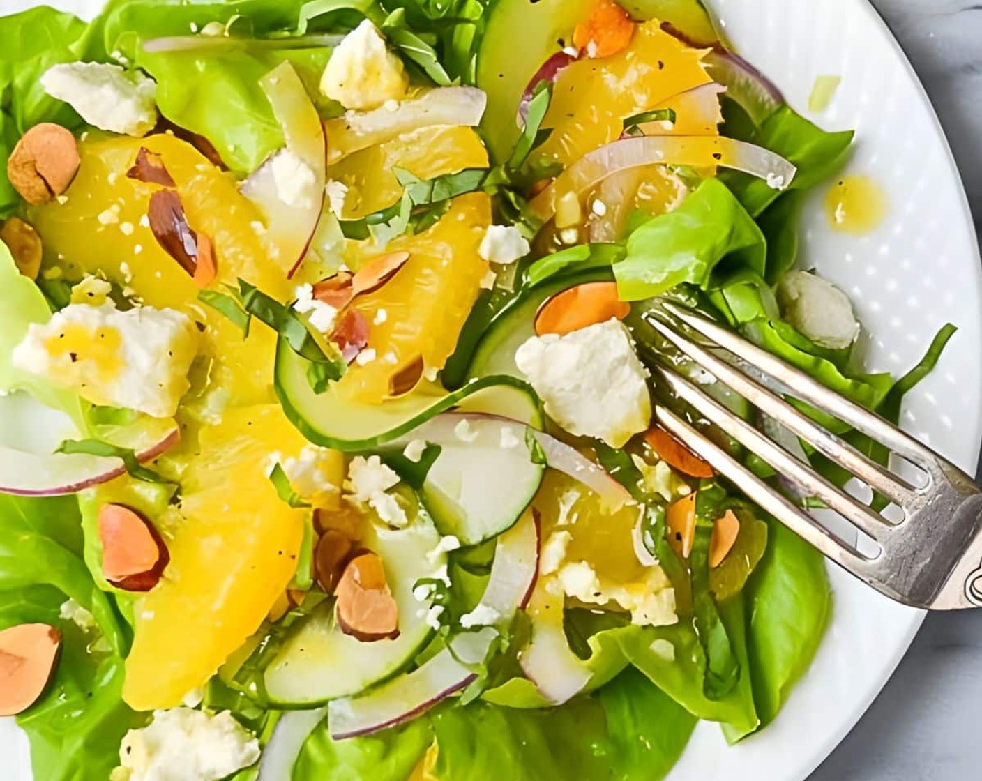 Reinbek-Style Summer Salad with Citrus and Toasted Almonds
