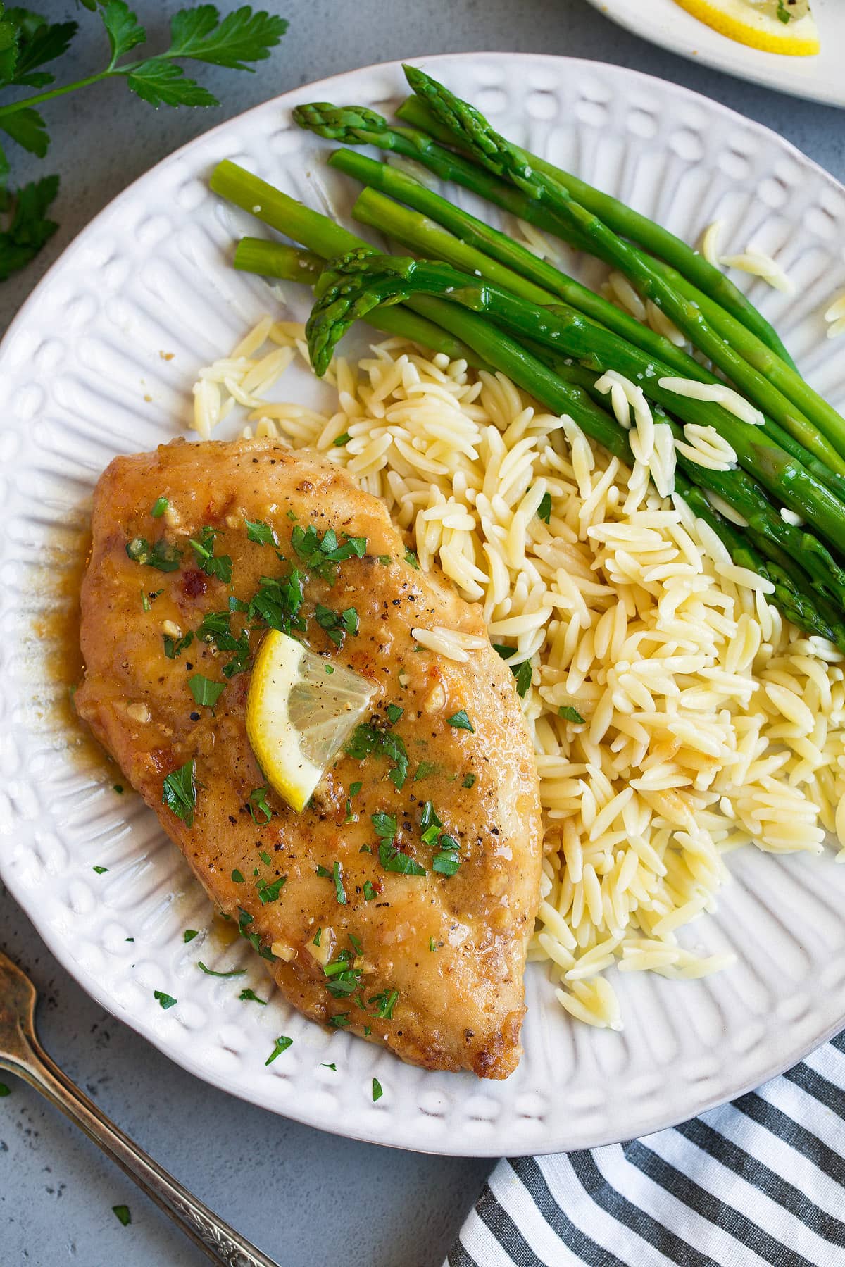 Pan-Seared Chicken with Fresh Herb and Lemon Zest Sauce