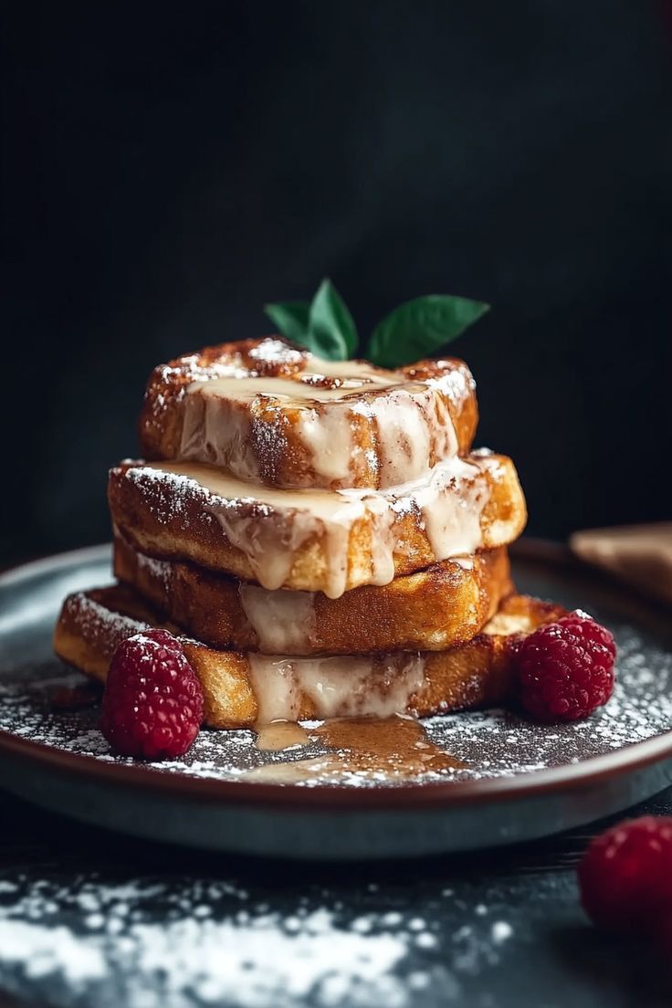 Griddled Buckeye Donut French Toast with Cinnamon Maple Syrup