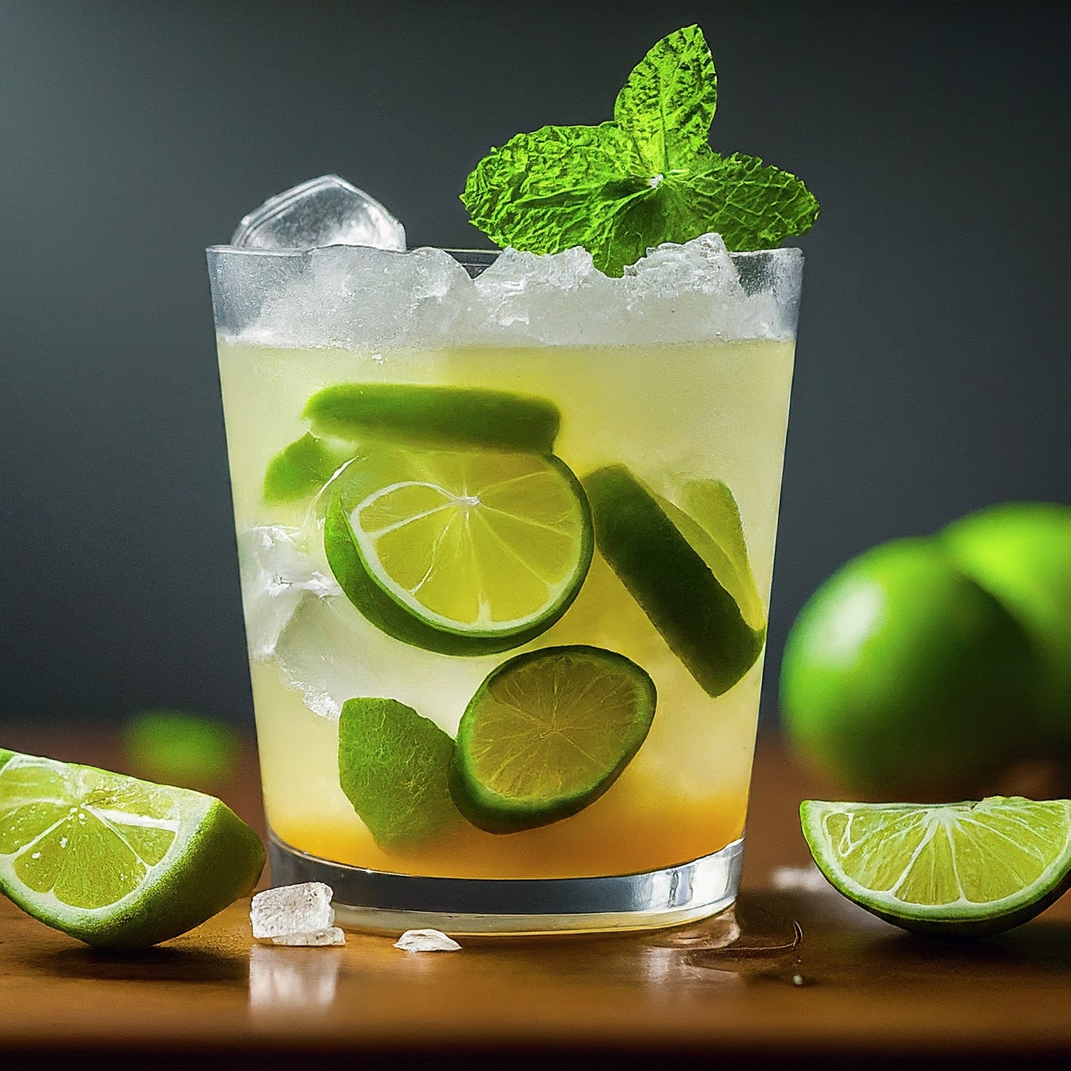 Cachaça Lime Cocktail Caipirinha