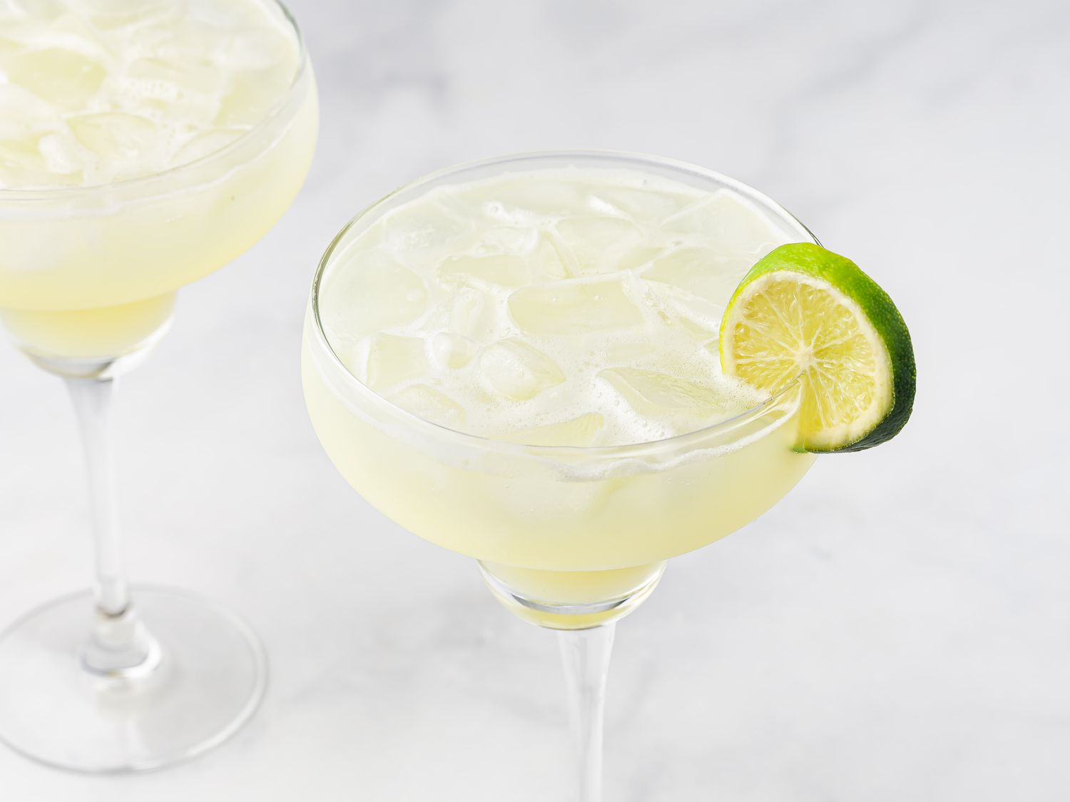 Salt-Rimmed Lime and Orange Liqueur Margarita