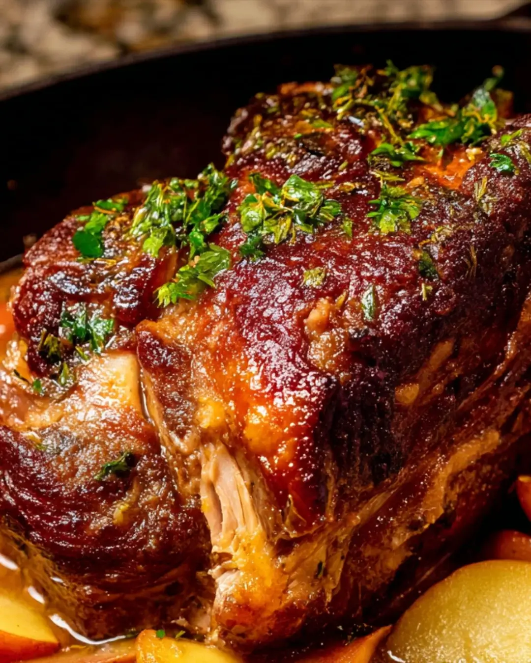 Slow-Braised Pork Shoulder with White Pepper Dusting