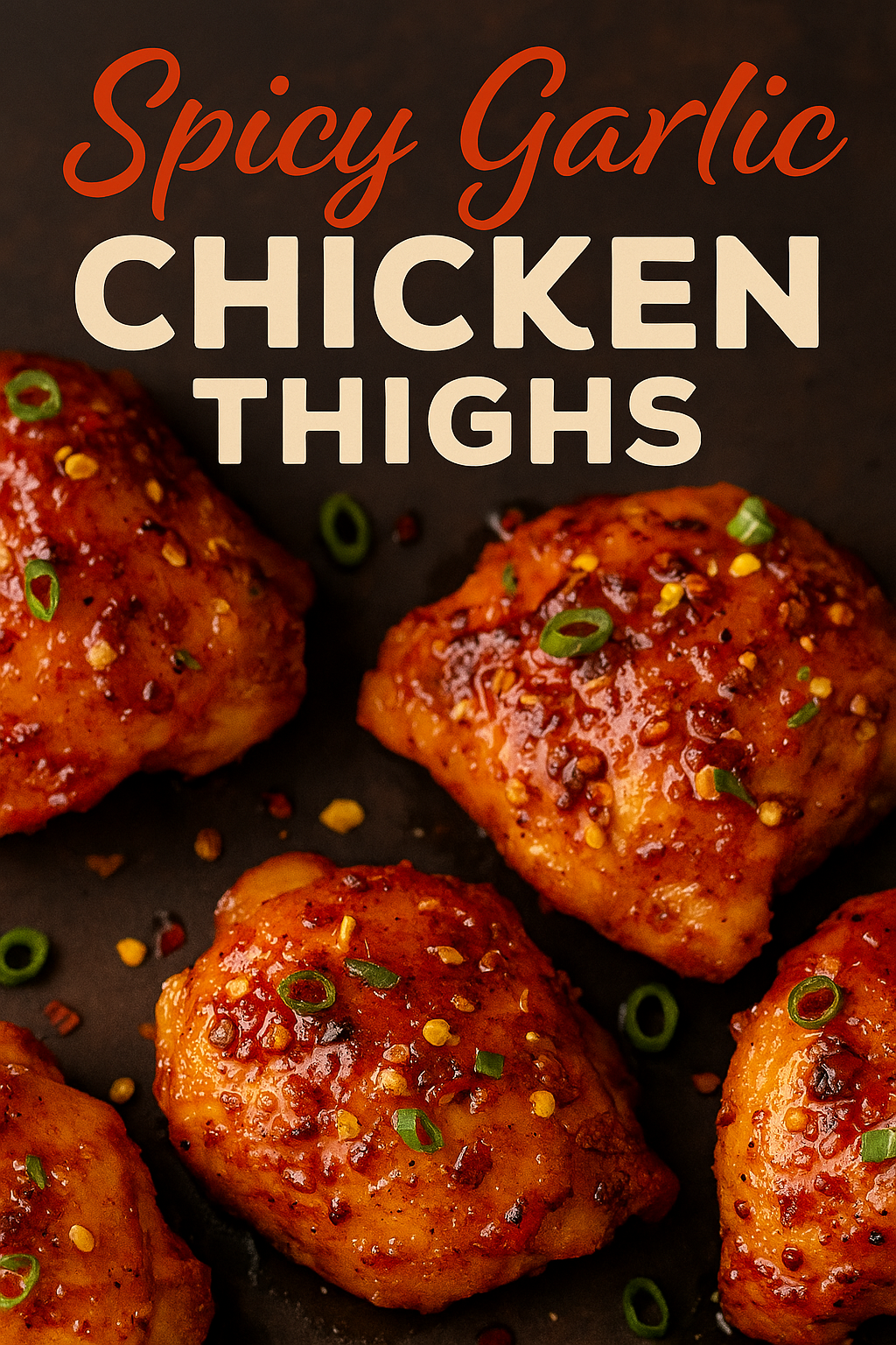 Pan-Seared Chicken Thighs with Spicy Garlic Soy Glaze