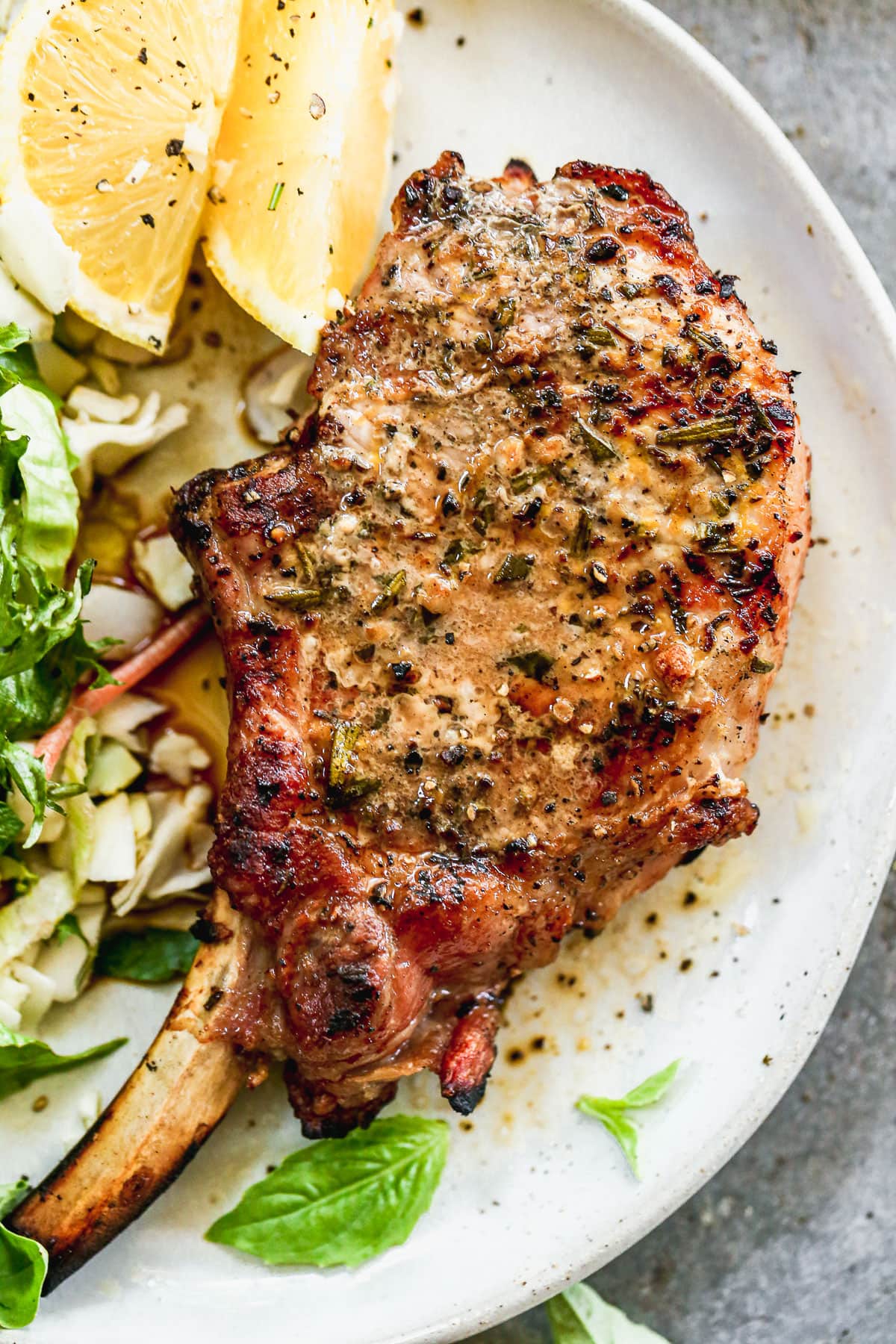 Pan-Seared Pork Chops with Hyperleveled White Pepper Glaze